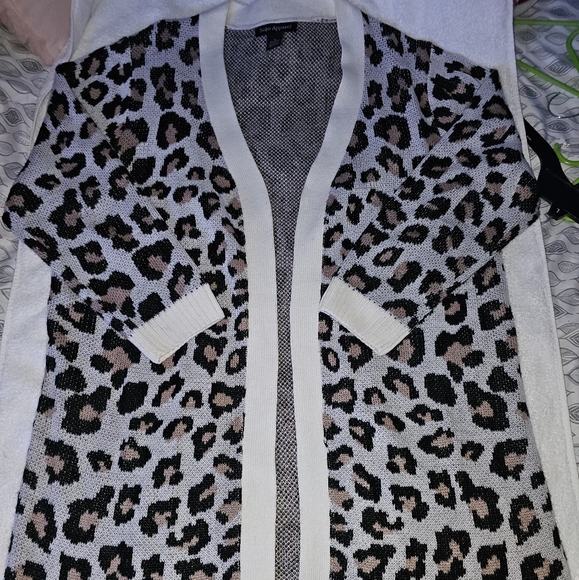 Leopard print long cardigan - Picture 2 of 2